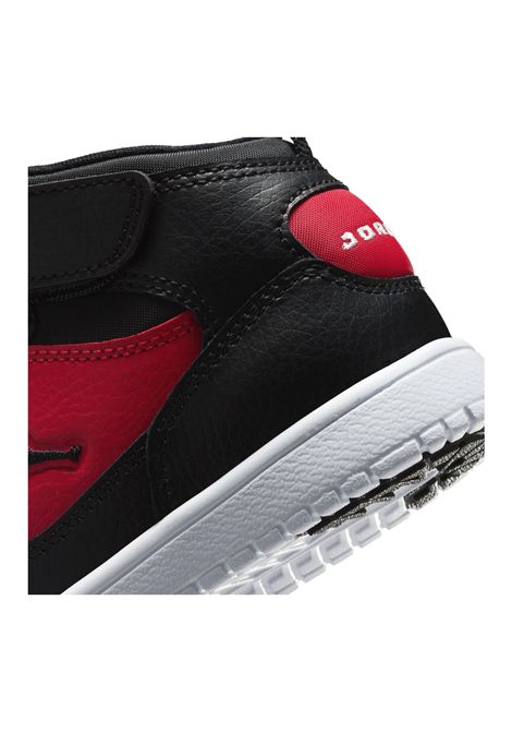 Scarpe Jordan Court Connect Mid Nero Rosso Bambini JORDAN | Sneakers | IQ7700-006