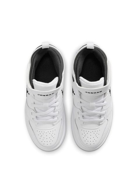 Scarpe Jordan Court Connect Mid Bianco Nero Bambini JORDAN | Sneakers | IQ7700-100