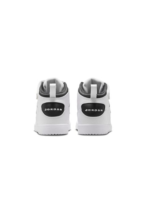 Scarpe Jordan Court Connect Mid Bianco Nero Bambini JORDAN | Sneakers | IQ7700-100