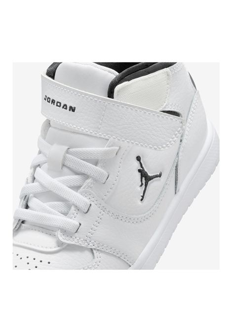 Scarpe Jordan Court Connect Mid Bianco Nero Bambini JORDAN | Sneakers | IQ7700-100