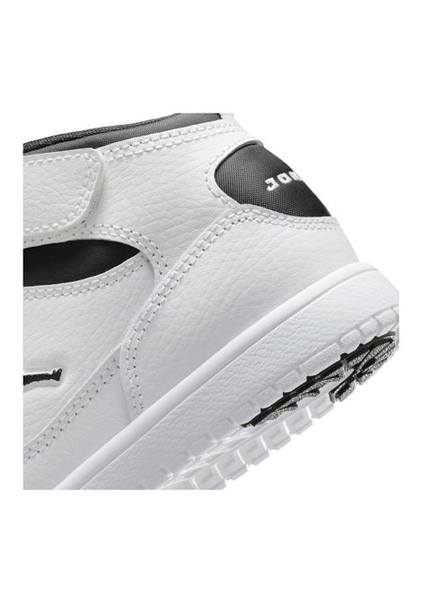 Scarpe Jordan Court Connect Mid Bianco Nero Bambini JORDAN | Sneakers | IQ7700-100