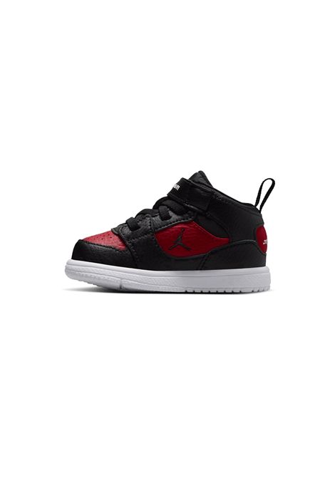 Scarpe Jordan Court Connect Mid Nero Rosso Infant JORDAN | Sneakers | IQ7701-006
