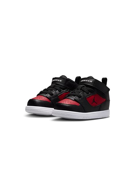 Scarpe Jordan Court Connect Mid Nero Rosso Infant JORDAN | Sneakers | IQ7701-006