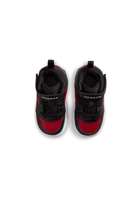 Scarpe Jordan Court Connect Mid Nero Rosso Infant JORDAN | Sneakers | IQ7701-006