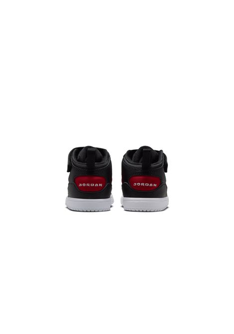 Scarpe Jordan Court Connect Mid Nero Rosso Infant JORDAN | Sneakers | IQ7701-006