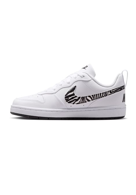 Nike Court Borough Low PRT Shoes White Black Junior JORDAN | Sneakers | IV5952-100