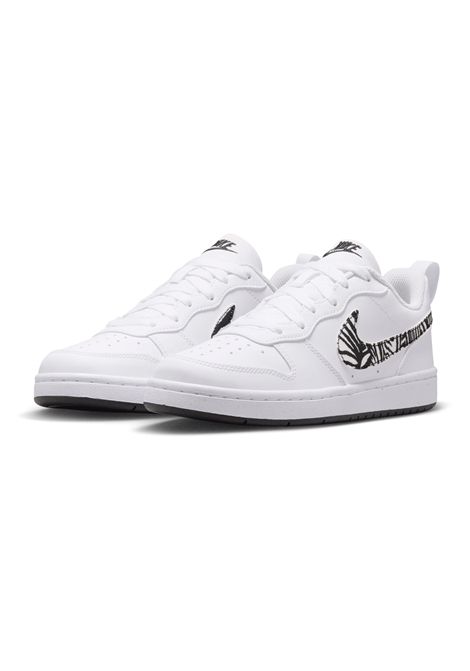 Nike Court Borough Low PRT Shoes White Black Junior JORDAN | Sneakers | IV5952-100