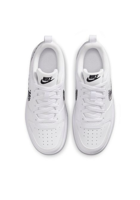 Nike Court Borough Low PRT Shoes White Black Junior JORDAN | Sneakers | IV5952-100