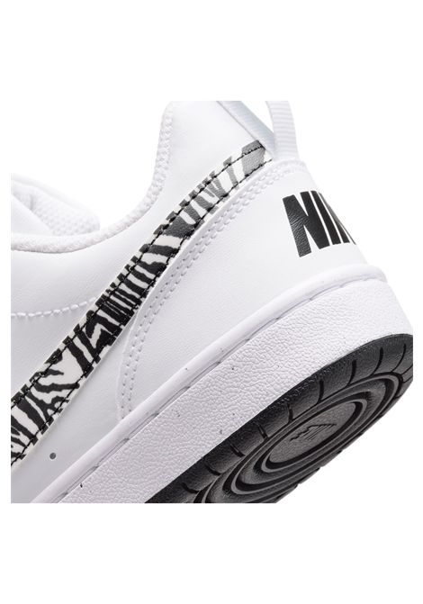 Nike Court Borough Low PRT Shoes White Black Junior JORDAN | Sneakers | IV5952-100