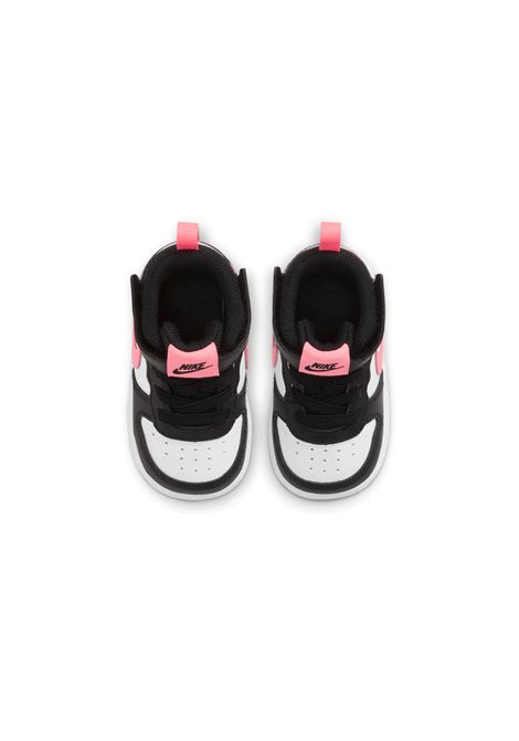 Nike Court Borough Mid 2 Shoes Black White Pink Infant NIKE | Sneakers | CD7784-005