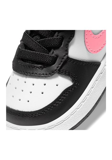 Nike Court Borough Mid 2 Shoes Black White Pink Infant NIKE | Sneakers | CD7784-005