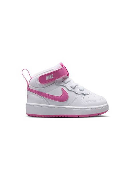 Nike Court Borough Mid 2 Shoes White Playful Pink Infant NIKE | Sneakers | CD7784-135