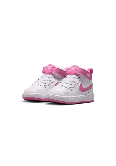 Nike Court Borough Mid 2 Shoes White Playful Pink Infant NIKE | Sneakers | CD7784-135