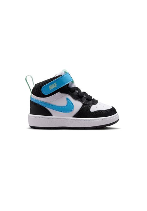 Nike Court Borough Mid 2 Shoes Black White Blue Infant NIKE | Sneakers | CD7784-136