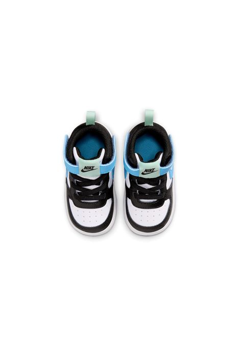Nike Court Borough Mid 2 Shoes Black White Blue Infant NIKE | Sneakers | CD7784-136