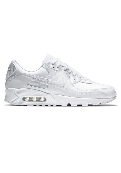 Nike Air Max 90 Leather Shoes White Men NIKE | Sneakers | CZ5594-100