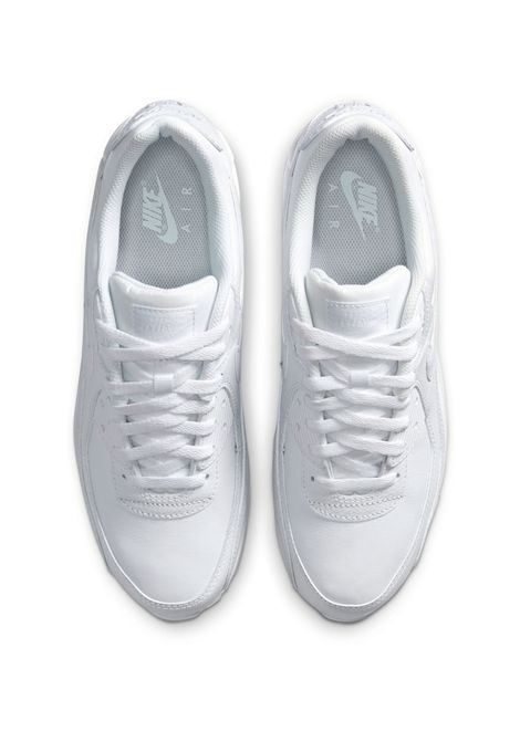 Nike Air Max 90 Leather Shoes White Men NIKE | Sneakers | CZ5594-100