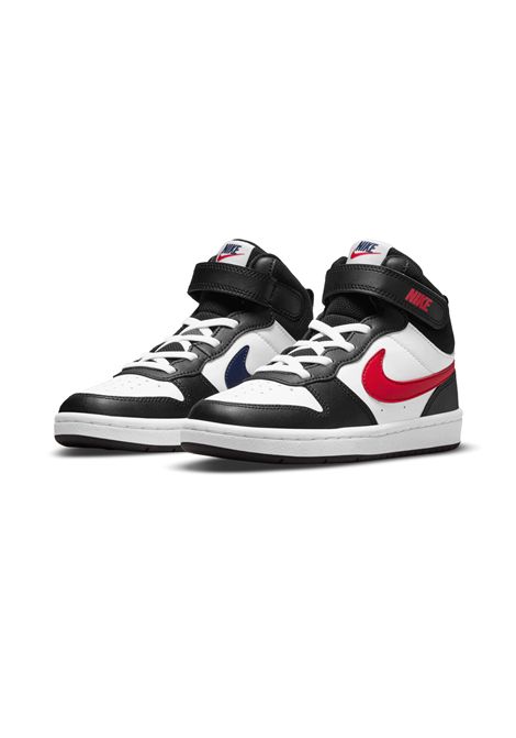 Nike Court Borough Mid 2 BPV Shoes White Black Multicolor Kids NIKE | Sneakers | DO5891-161