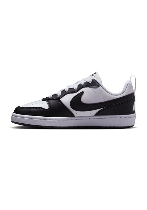 Scarpe Nike Court Borough Low Recraft Bianco Nero Ragazzi NIKE | Sneakers | DV5456-131