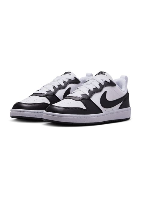 Scarpe Nike Court Borough Low Recraft Bianco Nero Ragazzi NIKE | Sneakers | DV5456-131