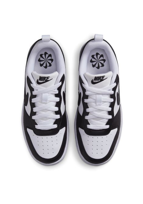 Scarpe Nike Court Borough Low Recraft Bianco Nero Ragazzi NIKE | Sneakers | DV5456-131