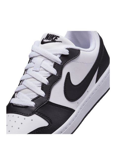 Scarpe Nike Court Borough Low Recraft Bianco Nero Ragazzi NIKE | Sneakers | DV5456-131