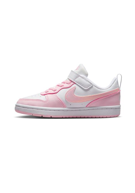 Nike Court Borough Low Recraft Shoes White Pink Kids NIKE | Sneakers | DV5457-105