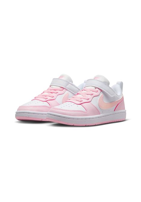 Nike Court Borough Low Recraft Shoes White Pink Kids NIKE | Sneakers | DV5457-105