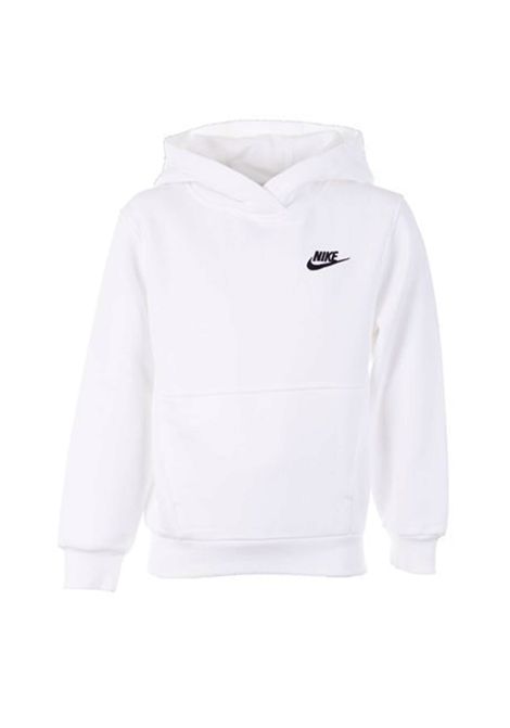 Nike Sportswear Club Fleece Hoodie White Junior NIKE | Sweatshirts | FD3000-100