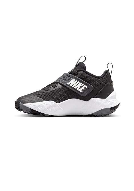 Nike Team Hustle D 12 Basketball Shoes White Black Kids NIKE | Sneakers | HF6280-002