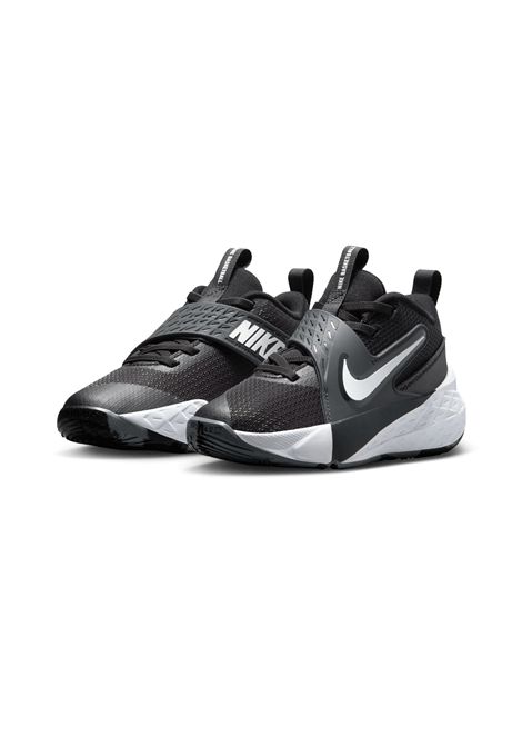 Nike Team Hustle D 12 Basketball Shoes White Black Kids NIKE | Sneakers | HF6280-002