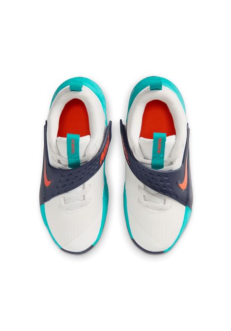 Nike Team Hustle D 12 Basketball Shoes White Energy Blue Orange Kids NIKE | Sneakers | HF6280-107