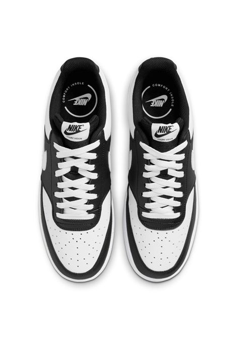 Scarpe Nike Court Vision Low Nero Bianco Uomo NIKE | Sneakers | HM9862-001