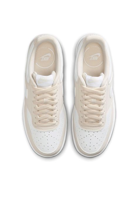 Nike Court Vision Low Shoes Beige White Women NIKE | Sneakers | IM1652-002
