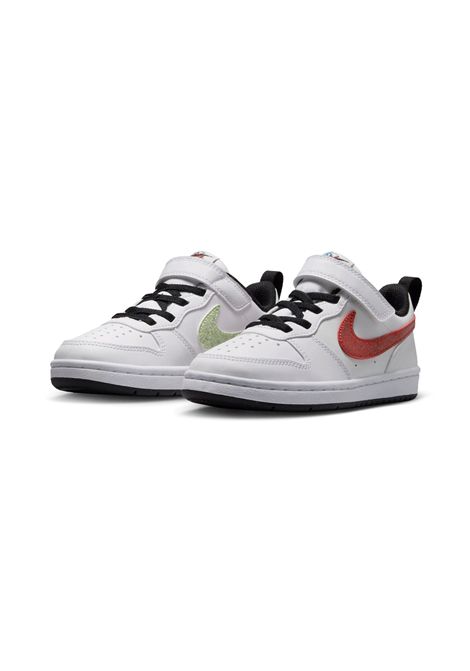 Nike Court Borough Low Shoes White Multicolor Kids NIKE | Sneakers | IR1529-100