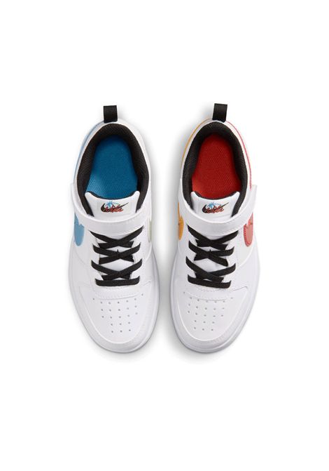 Nike Court Borough Low Shoes White Multicolor Kids NIKE | Sneakers | IR1529-100