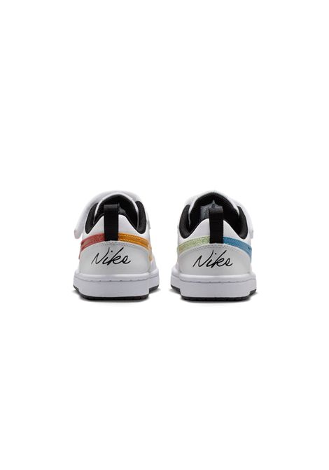 Nike Court Borough Low Shoes White Multicolor Kids NIKE | Sneakers | IR1529-100