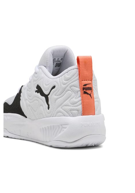 Puma Court Pro 3 Basketball Shoes White Black Orange Junior PUMA | Sneakers | 314061-03