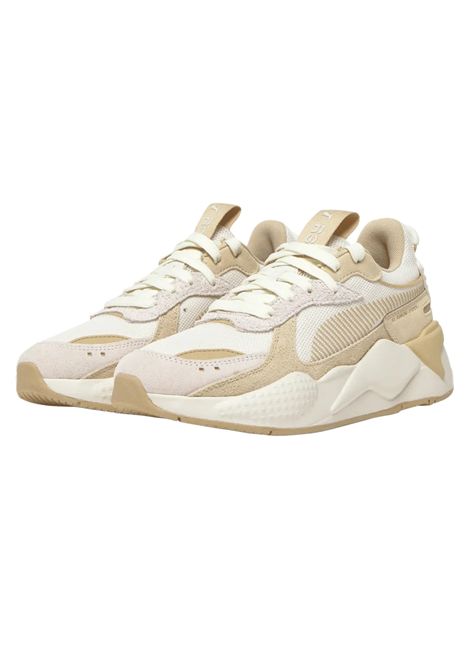 Puma RS-X Heritage Shoes Warm White Buttercream Cashew Brown Men PUMA | Sneakers | 398210-26