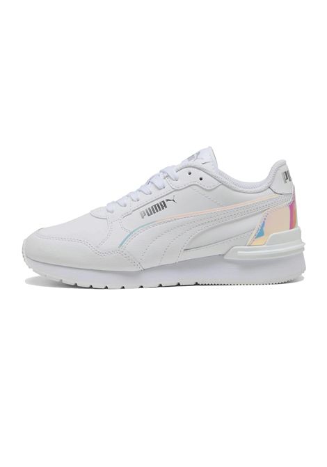 Scarpe Puma ST Runner v4 Holo Bianco Iridescente Ragazzi PUMA | Sneakers | 401232-01
