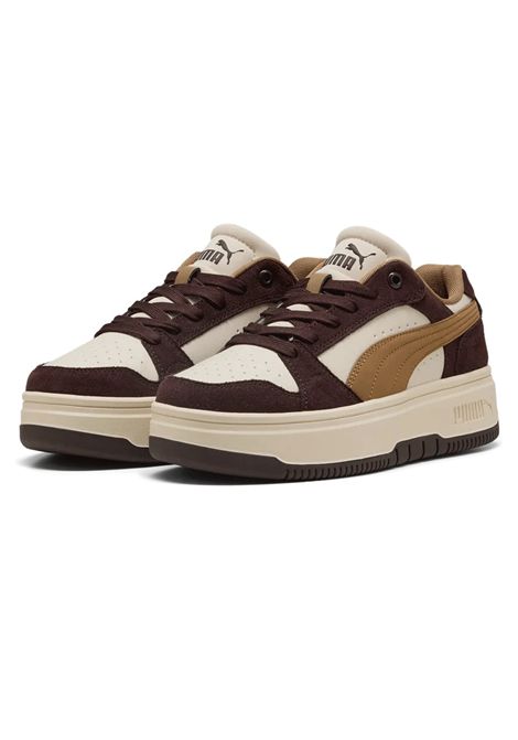 Puma Rebound Femme Low Shoes Chocolate Taupe Women PUMA | Sneakers | 402593-10