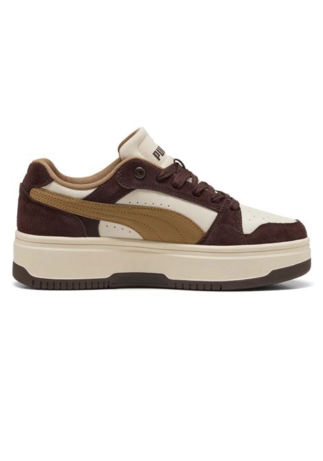 Puma Rebound Femme Low Shoes Chocolate Taupe Women PUMA | Sneakers | 402593-10