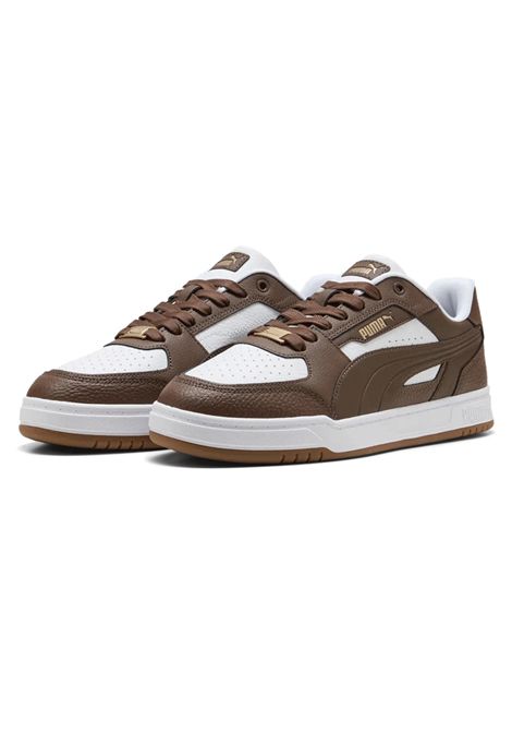 Puma Caven III Plus Shoes Chestnut Brown White Men PUMA | Sneakers | 404490-14