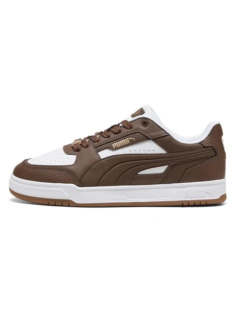 Puma Caven III Plus Shoes Chestnut Brown White Men PUMA | Sneakers | 404490-14