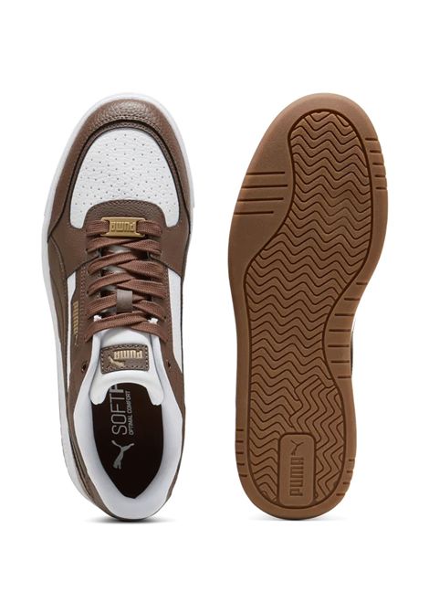 Puma Caven III Plus Shoes Chestnut Brown White Men PUMA | Sneakers | 404490-14