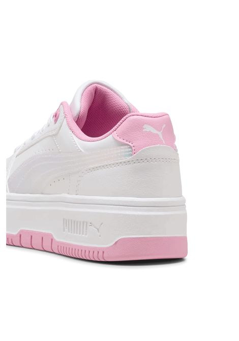 Puma Rebound Femme Holo 2.0 Shoes White Pink Shimmer Junior PUMA | Sneakers | 405618-01