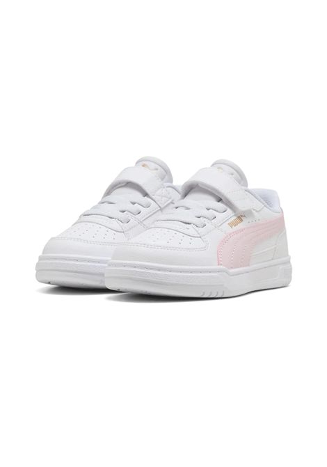 Puma Caven III Shoes White Pink Kids PUMA | Sneakers | 406239-13