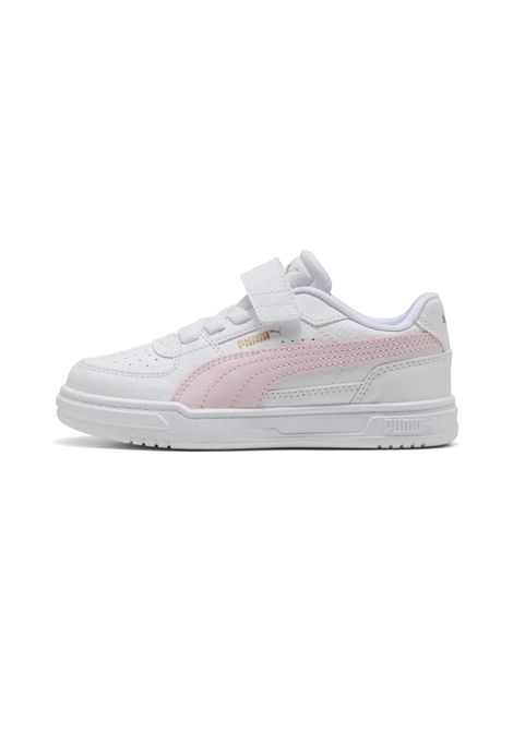 Puma Caven III Shoes White Pink Kids PUMA | Sneakers | 406239-13