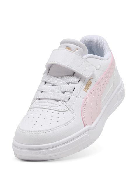 Puma Caven III Shoes White Pink Kids PUMA | Sneakers | 406239-13
