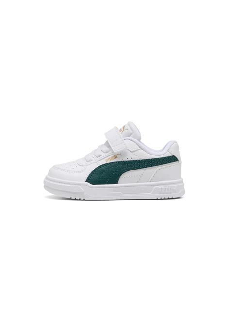 Puma Caven III Shoes White Green Infant PUMA | Sneakers | 406247-14